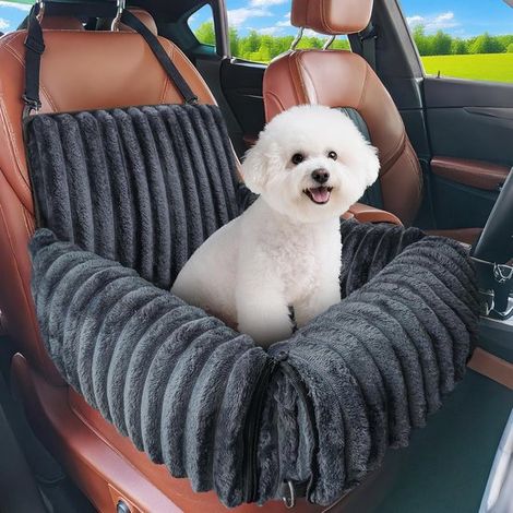 Hundeautositz Hundereisesitz Sicher unterwegs 4 in 1 multifunktional 48 x 48 x 38 cm Grau (1/5)