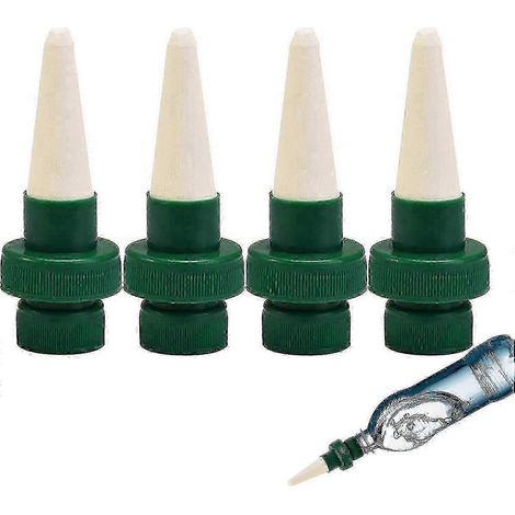 Filiyano-Ensemble d'arrosage goutte à goutte, 4 distributeurs d'eau automatiques en céramique pour plantes d'intérieur, système d'irrigation goutte à (1/3)