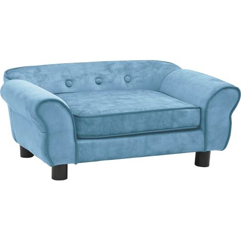 Canapé pour chien,Lit pour chien Turquoise 72x45x30 cm Peluche CFW419571 (1/5)