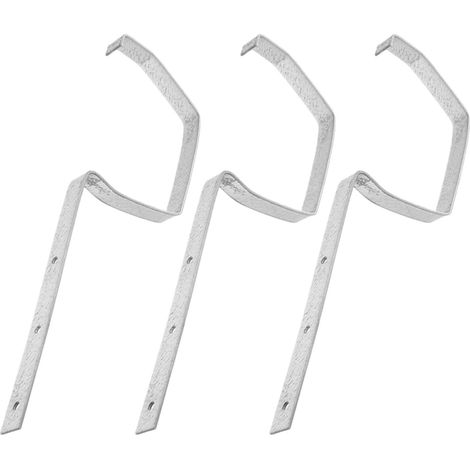 Resistant Brackets Drainage Weather Design Gutter Silver Color Heavy