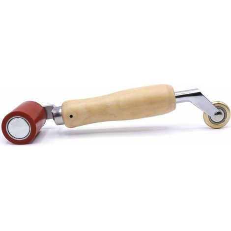 – Rouleau de pression professionnel – Combiné 1 rouleau silicone et 1 rouleau laiton – 45 mm pour diffuseur à air chaud – Outil couvreur