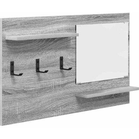 Maison Exclusive - Wandmontierter nachttisch Graues Sonoma 90 x 1