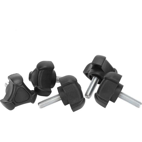 Lot de 5 vis de serrage manuelles M6 20 mm, vis de serrage triangulaires pour matériel industriel (1/5)