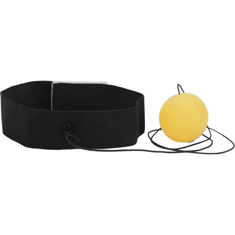 Ballon de Réaction Professionnel pour Entraînement de Vitesse et Réflexe en Boxe avec Bandeau Jaune (1/5)