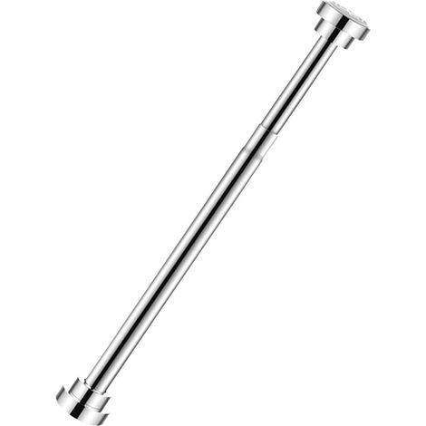 Barre de placard extensible en acier inoxydable 0.866", réglable 15.7-21.7 pouces, gain de place pour dressing et balcon (lot de 22 tubes 40-55 cm) (1/5)