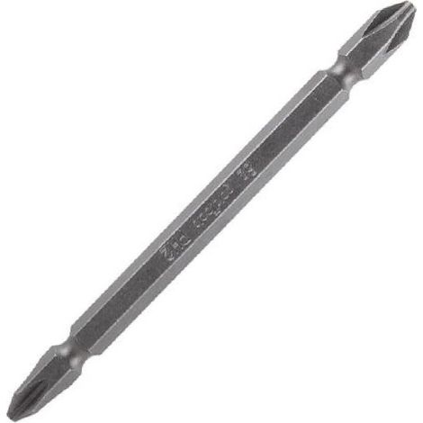 Trade Shop - Kit 2 Pezzi Di Bits Da 100mm A Doppia Testa S2 Punte A Croce Magnetica Ph2 57241 - (1/3)