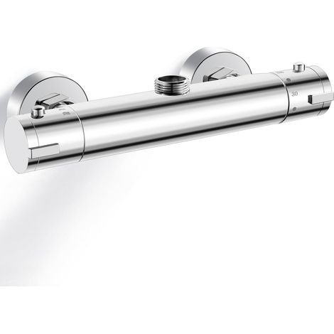 Mitigeur de douche thermostatique G3/4, barre thermostatique en laiton, robinet anti-brûlure, mélangeur d'eau chaude et froide, contrôle de la température constante pour salle de bain, BSP supérieur (1/5)