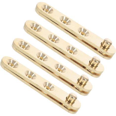 Charnière Invisible en Cuivre pour Porte D'armoire, Pivot et Inférieur, 8pcs, Fonctionnement sans Effort, pour Remplacement de Portes Maisons (1/5)
