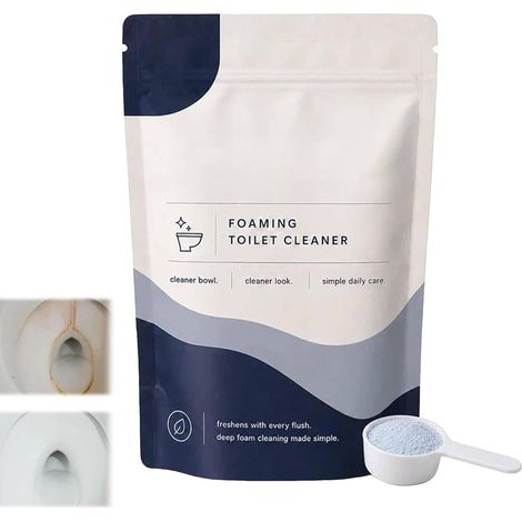 Restorabowl Foaming Cleaning Powder, Fresh Scent Daily Care Powder, Poudre Nettoyante Wc, Nettoyant Moussant Pour Toilettes, Fast Dissolving Formula For Everyday Freshness, Easy Flush Use, 100g (1PC) (1/5)