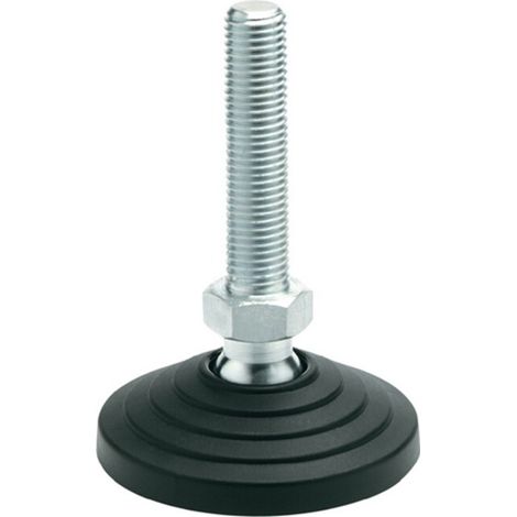 Kunststoff-Gelenkfuß GN 344 d1 60 mm,d2 M 16mm l1 148mm l3 24mm GANTER 344-60-M16-148-BG