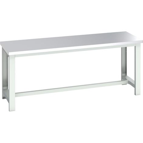 Bott 41003644.16V Cubio Basic Bench, Stainless Steel Top 2000 x 750mm BOT41003644