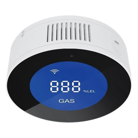 Alarme de gaz intelligente WiFi, détecteur de fuites de gaz WiFi, de gaz naturel et de gaz de pétrole liquéfié (1/5)