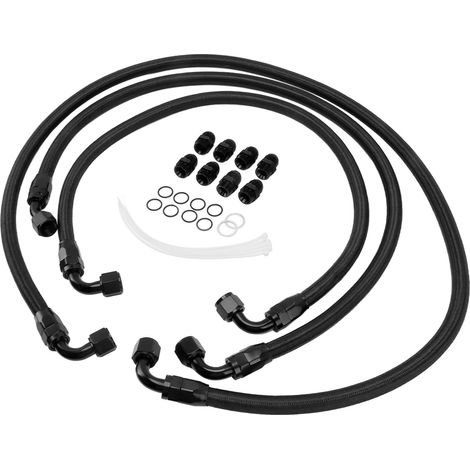 Kit flexible de remplacement pour refroidisseur de transmission en métal et nylon pour 6.6L Duramax LLY/LBZ/LMM 2006-2010 (1/5)