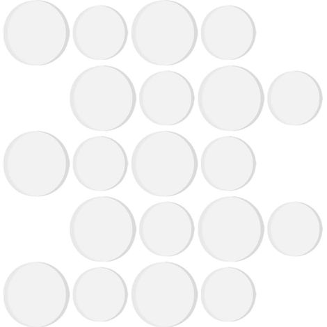 Pare-Chocs en Caoutchouc Transparents pour Armoire, 20 Pièces Anti-impact, Réutilisables, pour Table en Verre et Plan de Travail en Verre (1/5)
