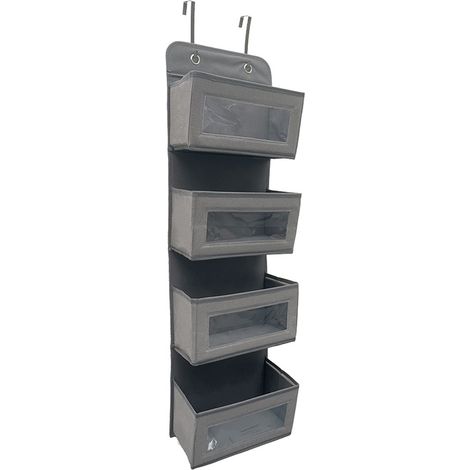 Türorganizer – 4 Fächer, hellgrau (1/4)