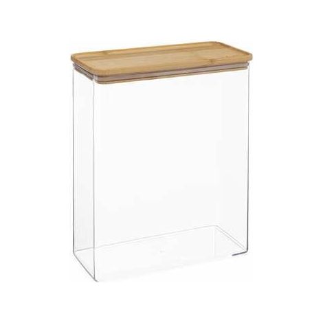 Caja rectangular eske con tapa de bambú 4,3l - 5five