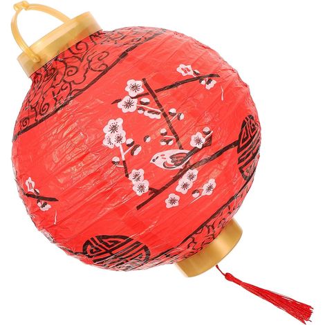 Lanterne Papier Ronde Suspendue Décorative en Papier Portable pour Célébrations Extérieures et Intérieures Ambiance Festive Lumineuse (1/5)