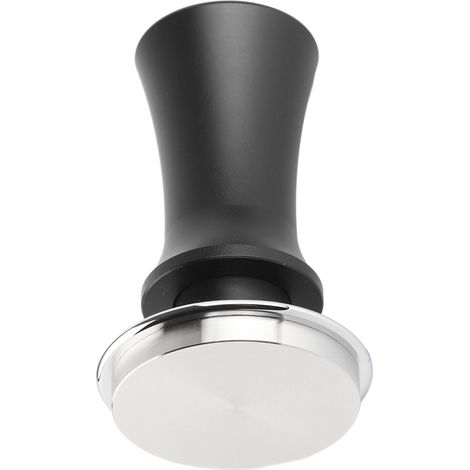 Kaffeetamper, Hammer für gemahlenen Kaffee, Edelstahl, konstanter Druck, für Kaffeezubehör, schwarz, 53 mm (1/5)