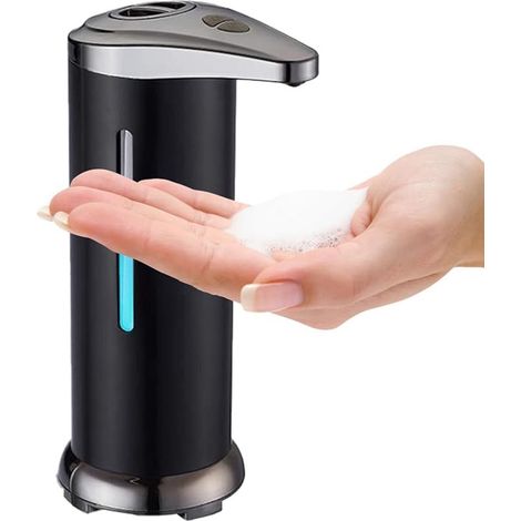 Automatischer, wandmontierter, berührungsloser elektrischer Seifenspender (380 ml) mit Sensor, USB-Ladefunktion, Schaumseife.