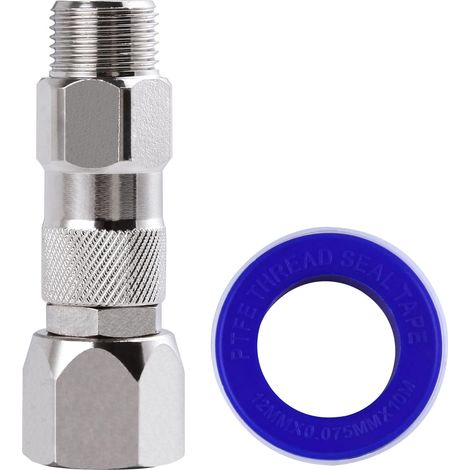 3/8-Inch Airless pistolet Joint pivotant 360 degrés rotation 3/8 pouces Joint pulvérisateur avec ruban tuyau de pulvérisation haute pression Joint pivotant tuyaux accessoires raccord de tuyau (1/5)