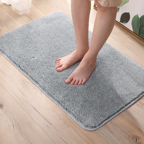 Extra dicke Badematte fürs Badezimmer – rutschfest, weich und flauschig, wasserabsorbierend, für Wohn- oder Schlafzimmer, 1 (1/5)