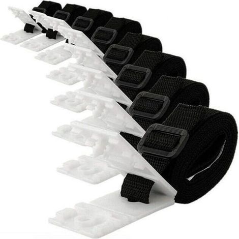 Kit Sangles Fixation Bâche Piscine - Pour Rouleau Solaire Largeur 3,05-7,32 M Épaisseur 8-16 Mm - Nylon Et Plastique Robuste - 1 Unité (1/5)