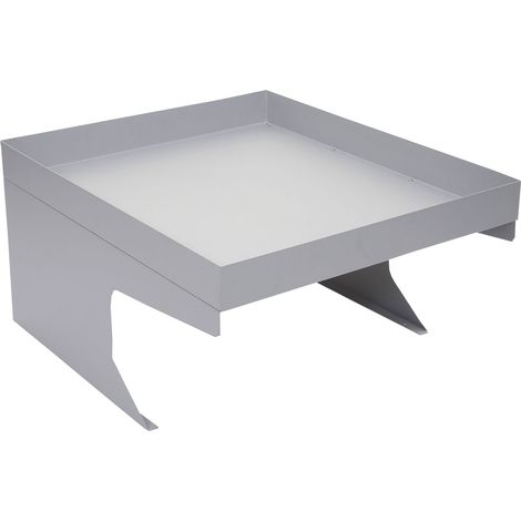 [NON UTILIZZATO] Garage riparo per robot tosaerba con fioriera HHG-786 37x60x70cm acciaio zincato grigio