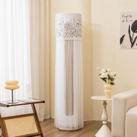 Housse de climatiseur colonne cylindrique fleur de prunier gris 180 cm polycoton 180 cm réf 0772 20 × 20 × 0,3 cm 400 g – Livraison gratuite