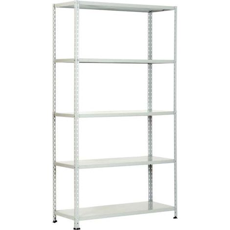 Scaffale Metallo 5 Ripiani - Lavanda - 100x40x198 cm