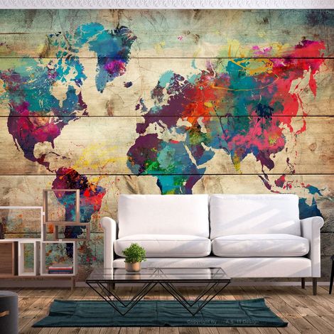 Papier peint adhésif Nature multicolore - 147 x 105 cm (1/4)