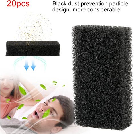 20 filtres noirs professionnels pour ventilateurs, compatibles avec les modèles 50/60/M/BiPAP ST. (1/5)
