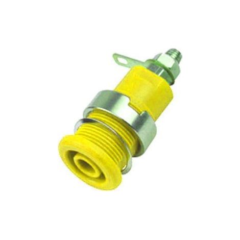 Prise 4mm jaune 30amp pour châssis Bs-324-ls-y