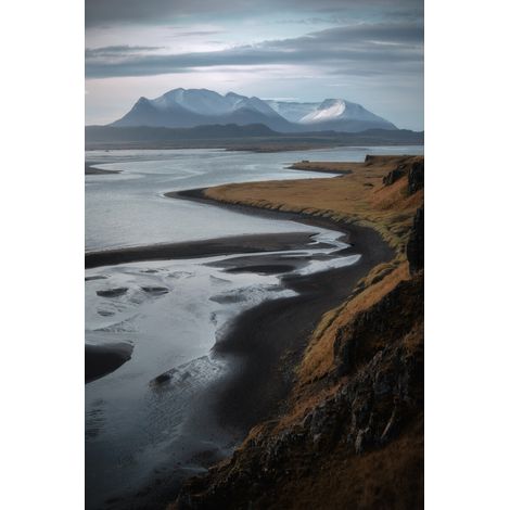 Tableau sur toile nature islande 30x45 cm - Impression sur Toile Murale Décorative - Image imprimée en HD sur Toile - Toile sur Châssis en Bois FSC - Fabriqué en France (1/5)