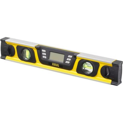 Stanley – Niveau à bulle numérique 120 cm – Aluminium léger – Écran LCD rétro-éclairé – Précision optimale pour professionnels