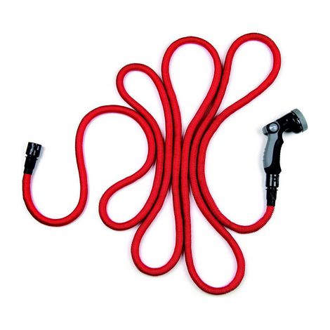 TUBO DA GIARDINO BAMBOO ESTENSIBILE- Rosso - Mt 5-15- senza- pezzi 1