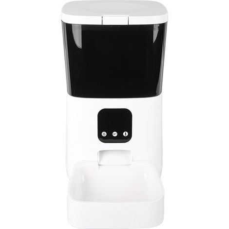 Distributeur automatique de croquettes pour chats et chiens, capacité 7 L, commande vocale Wi-Fi et application mobile (100-240 V, prise européenne). (1/5)