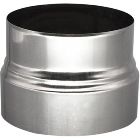 Réducteur de tuyau de poêle 120 mm à 110 mm - Raccord de poêle - En acier inoxydable - Réduction du tuyau de cheminée (1/5)