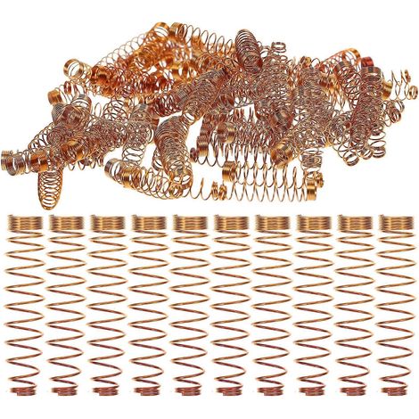 90 petits ressorts de compression pour le bricolage et les réparations domestiques-0.5x0.5x2.5cm-Golden