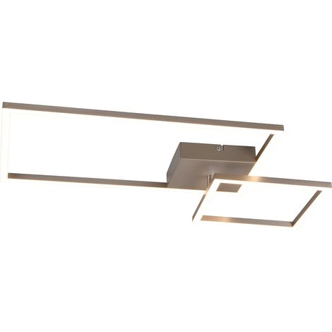 Plafoniera da Interno a LED SMD in Metallo Nickel Opaco (1/5)