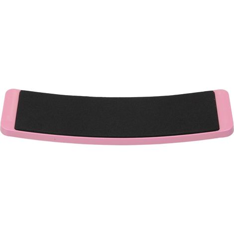 Panneau de virage de danse épaissi, transport facile, nylon, ballet équilibre plateau de rotation pour cambrure du pied, rose (1/5)