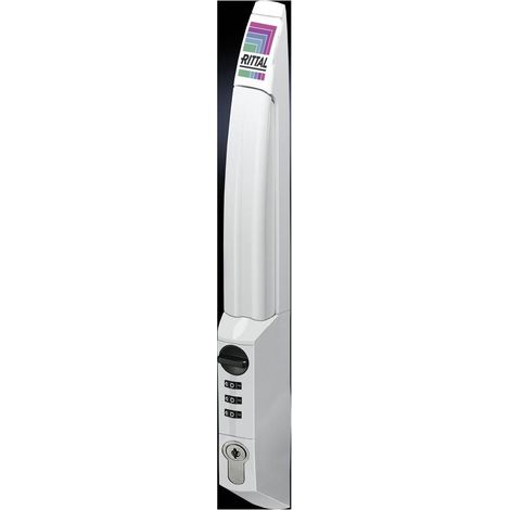 Rittal DK 7200.800 Poignée de sécurité avec codage personnalisé gris clair (RAL 7035) 1 pc(s) V109331 (1/2)