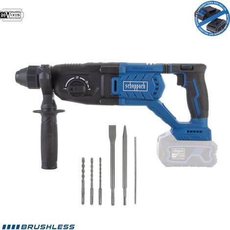 Marteau perforateur sans fil 20V 2.8J Brushless SDS-Plus Scheppach bc-dh290-x (1/5)