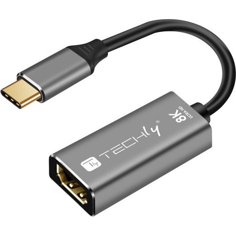 EFB Techly Adapter USB-C auf HDMI 2.1 0,15m (IADAP-USBC-HDMI8)