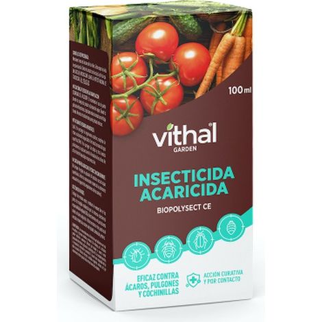 VITHAL GARDEN INSECTICIDA ACARICIDA BIOPOLYSECT CE 100 ml