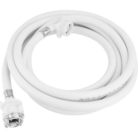 Tuyau entrée machine à laver 1,5m, connecteur tube blanc, longueur (1/5)