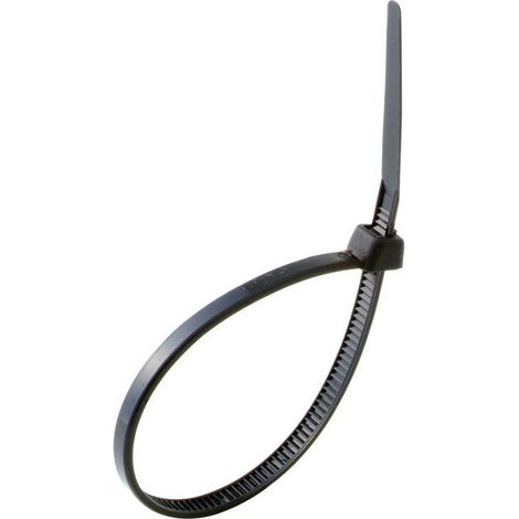 Collier 200x2.5mm Noir 100sc - Profile