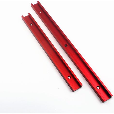 Rail de guidage en alliage d'aluminium pour onglet, rainure en T, outil de menuiserie de 800 mm (1/5)