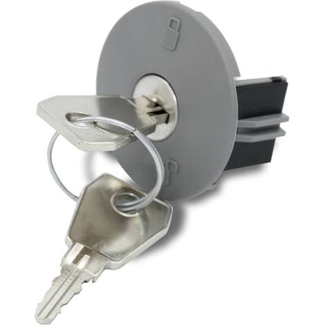 Sudhaus 1574098899 Lucchetto per presa di corrente chiusura diversa, Protezione per i bambini Grigio (1/4)