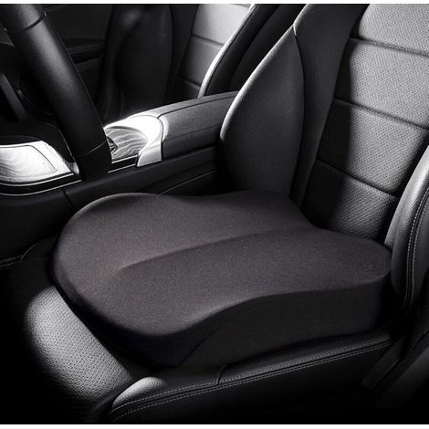 Coussin rehausseur voiture adulte – Hauteur 10 cm – Tissu respirant – Mousse à mémoire – Améliore la visibilité et le confort de conduite (1/4)