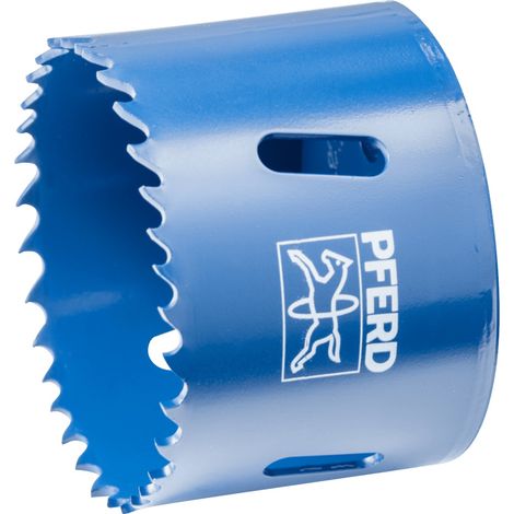 PFERD TOOLS Bi-Metall Lochsäge Co8/M42 Ø 59 mm Schnitttiefe 31 mm für Stahl, Edelstahl, Blech, Holz (1/4)